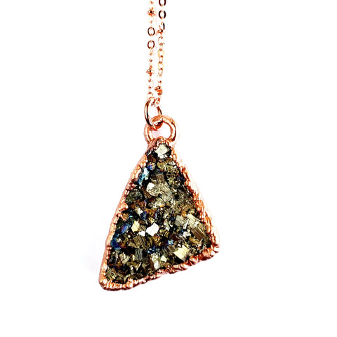 Freeform Pyrite Necklace