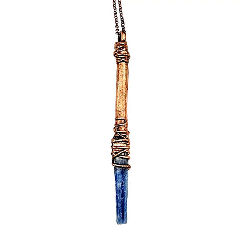 Sticks & Stones - Blue Kyanite Wand Necklace