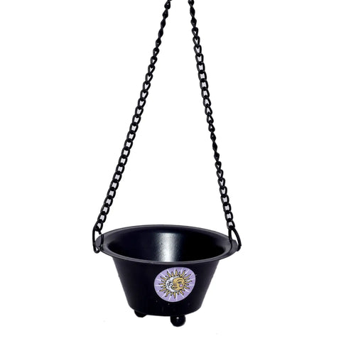 Hanging Smudge Bowl (3.25 in.) - Sun & Moon