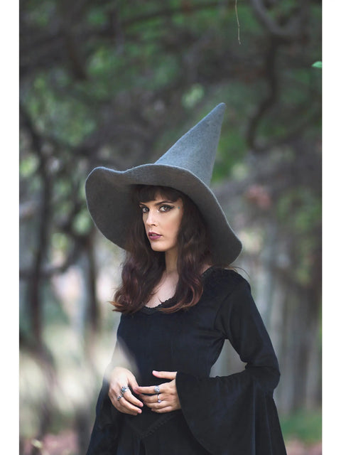 Grey Witch Hat