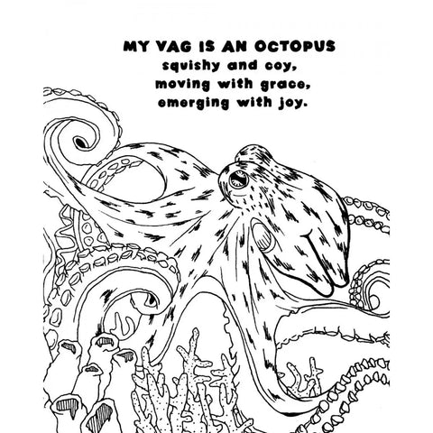 My Vag: A Rhyming Coloring Book