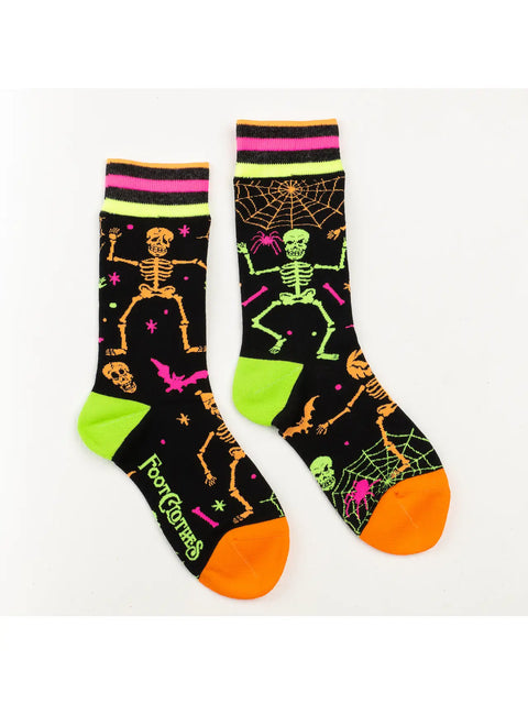 Rave Skeleton Socks - UV Reactive