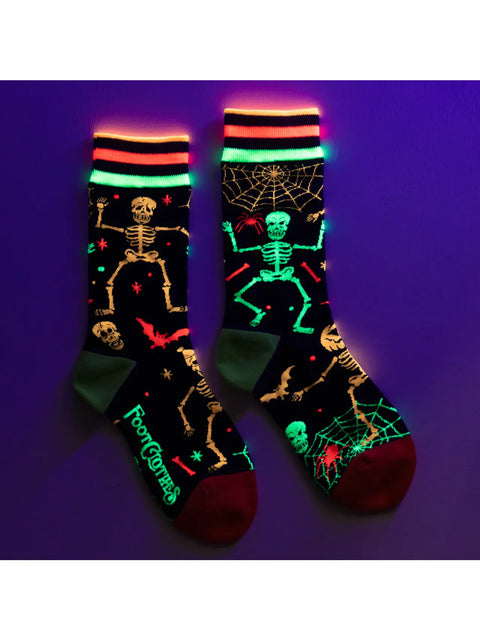 Rave Skeleton Socks - UV Reactive