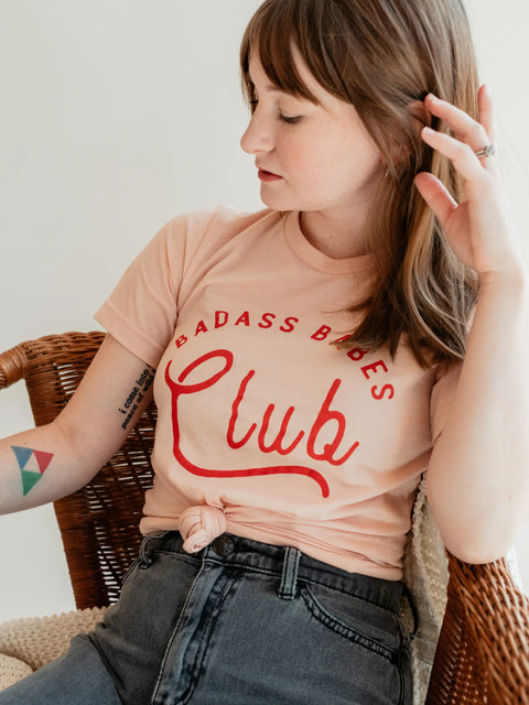 Badass Babes Club, Graphic T-Shirt, Graphic Tee Women, Top